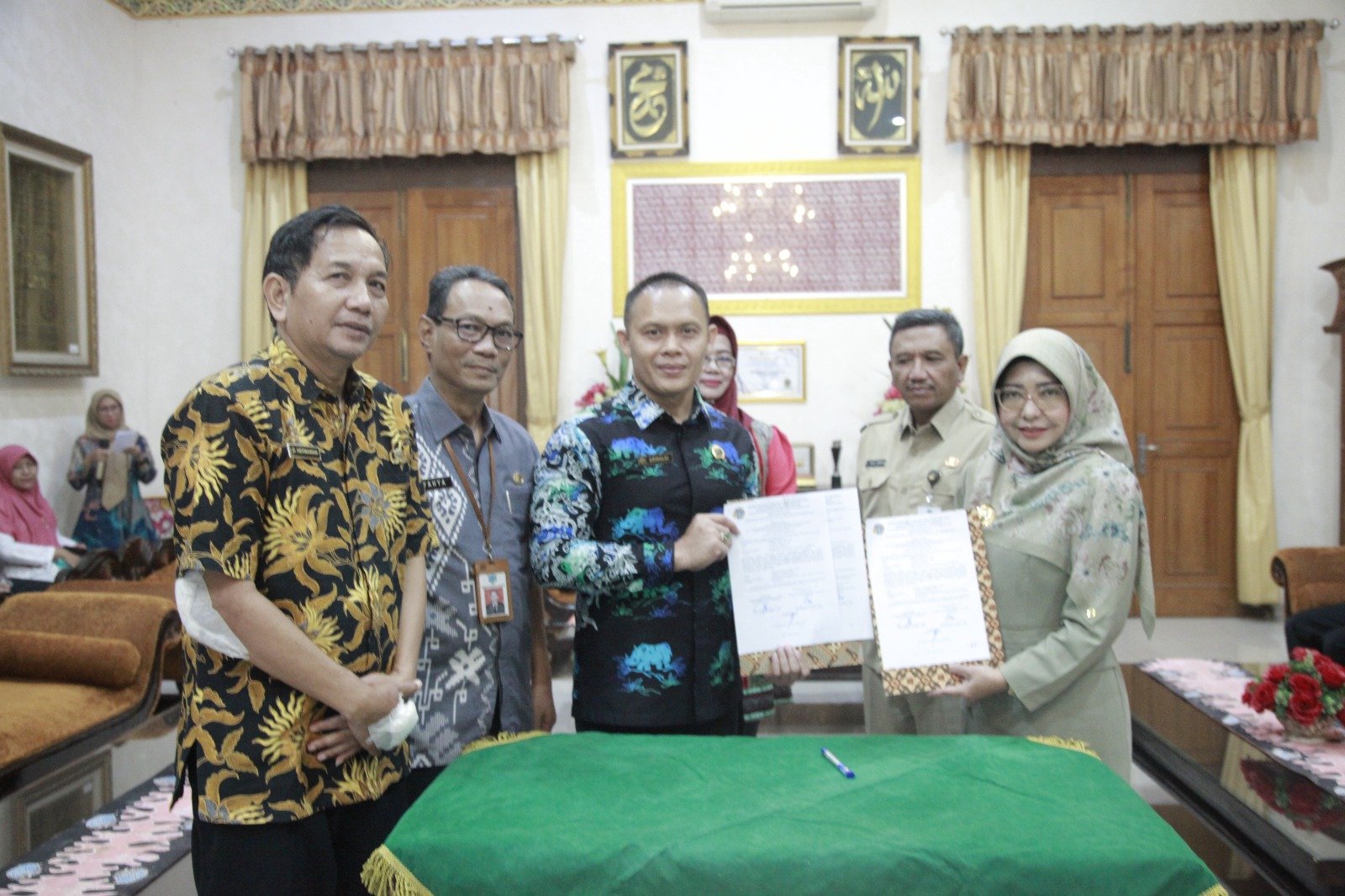 bupati Pandeglang dan BPN